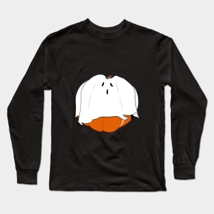 Spooktacular Pumpkin Ghost Halloween Long Sleeve T-Shirt